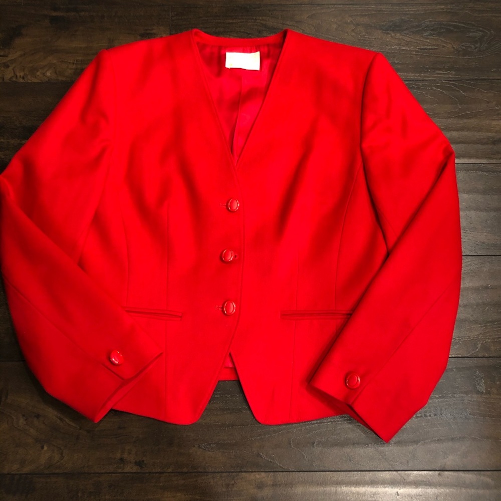 Vintage Pendleton Red Wool Jacket - Picture 3 of 6